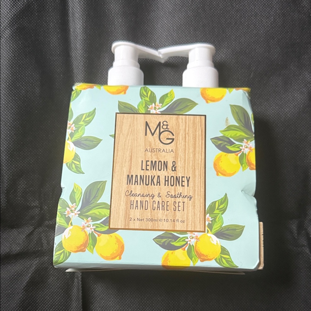 Lemon & Manuka Honey Hand Care Set - Green